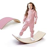 MAMOI® Balance Board 85x30cm | Balance Board Kinder | Boards für Kinder | Wippe für Kinder | Wippe Holz | Balance Board Holz | Kinder Balance Board aus Sperrholz | CE | 100% ECO | Made in EU