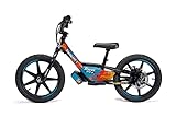 Electric Bicycle for Children from 4 to 12 Years, 15 km with One Battery Charge, Top Speed 11 km/h, Aluminium Frame, 16 Inch Wheels (Schwarz)