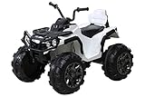 Actionbikes Kinder Elektro Quad Offroad 2 x 35 Watt (Weiß)