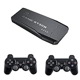 Retro Konsole M8 Retro Game Stick 32GB Kompatibel mit 3500 Spiele + 2 Bluetooth Gamepads, USB Wireless Console Game Stick, TV Spielkonsole Mini Game Stick 4K HDMI Ausgang