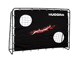 HUDORA Fußballtor Trainer mit Torwand | Kicker-Jubiläums & Standard Edition | Garten Fußball-Tor (213 x 152 x 76 cm) mit leichter Click-Montage