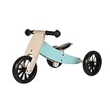 Bandits & Angels Lauflernrad / Laufrad aus Holz 4-in-1 Smartbike ab 1 Jahre (Minze)
