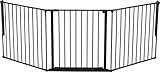 Baby Dan Konfigurationsgitter / Kaminschutzgitter Flex L, 90 - 223 cm - Hergestellt in Dänemark und vom TÜV GS geprüft, Farbe: Anthrazit