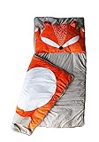 Kinderschlafsack Fuchs | Schlafsack für Kinder | Mumienschlafsack Leicht & Kompakt | 165x75cm