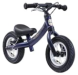 BIKESTAR Mitwachsendes Kinder Laufrad Lauflernrad Kinderrad für Jungen und Mädchen ab 2 - 3 Jahre | 10 Zoll Flex Sport Kinderlaufrad | Dunkelblau | Risikofrei Testen