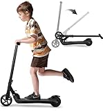 Riding' times Elektroroller für Kinder 5-12 Jahre, Klappbarer E Roller Kickscooter Elektro Scooter, 100W Motor, 12km Langstrecke, bis zu 12km/h, Ladezeit 3.5 Stunden, für Jungen und Mädchen