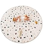 Hakuna Matte Gesteppte Krabbeldecke für Baby 150cm – Extra Dicke 1,5cm und Weiche Krabbelmatte in Schönem Unisex Konfetti Design – Baby Spielmatte mit Rutschfester Unterseite zum Krabbeln und Spielen