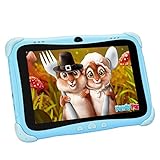 XGODY Kids Tablet 8 Zoll, Android 11 Tablet für Kinder, Kinder Tablet mit WLAN, 3GB RAM 32GB Speicher, neues IPS Display, Dual Kameras, Kindersicherung, vorinstallierte Kindersoftware (Blue)