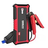GOOLOO Starthilfe Powerbank 2000A 12V (Bis Zu 9L-Gas und 7L-Diesel) Starthilfe 19800mAh Supersafe Tragbare Auto Starthilfe und Starthilfekabel, mit LED Taschenlampe und Dual USB Schnellladung