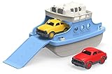 Green Toys 8601038 Cars Fährschiff mit 2 Mini-Autos, Badewannenspielzeug, Spielboot, nachhaltiges Badespielzeug für Kinder ab 3 Jahren