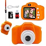 DIYMSX Kinderkamera - Digitalkamera Kinder mit 2 Zoll Großbildschirm 1080P HD mit 32GB SD-Karte USB Wiederaufladbare Selfie Kamera für 3-10 Jahre Alter Geburtstag Kinder Spielzeug