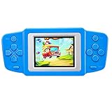 ZHISHAN Handheld Spielkonsole Retro Tragbare Spiele Konsolen inkl. 218 Klassische Vintage Video Spielen 2.5 'LCD Bildschirm Arcade Erholung System Geburtstagsgeschenk für Kinder (Blau)