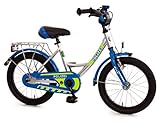 Bachtenkirch Kinderfahrrad 16'' Polizei Silber-blau RH 29 cm