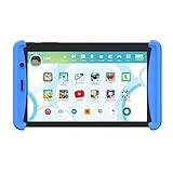 Kurio C21170 Tab Lite 2-Blau-Android-Tablet für Kinder, 7'-Touchscreen, 16 GB Speicher, Kamera, 40+ Apps, Kindersicherung, Schutzhülle-Lerncomputer, Kindertablet, Laptop Spielzeug-Ideal für unterwegs