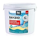 5 kg HOCHEFFEKTIVE Pool Chlor Tabletten 20g BAYZID schnell löslich mit 56% Aktivchlorgehalt für Pool & Schwimmbad von Höfer Chemie