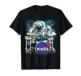 NASA Astronaut Drum Solo In Space Graphic T-Shirt