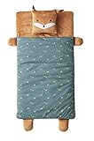 Vertbaudet Kinder-Schlafsack,Fuchs graugrün/braun ONE Size