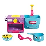 Toomies E73264 Bubble & Bake Badewannen Küche, Baby, Wasserspielzeug, Badespielzeug für Kleinkinder, 2 in 1 Spielset, Badewannenspielzeug geeignet für Kinder ab 18 Monate +, Mehrfarbig
