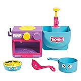 Toomies E73264 Bubble & Bake Badewannen Küche, Baby, Wasserspielzeug, Badespielzeug für Kleinkinder, 2 in 1 Spielset, Badewannenspielzeug geeignet für Kinder ab 18 Monate +, Mehrfarbig