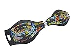 Schildkröt Unisex – Erwachsene Waveboard Good Vibes, Design: Graffiti, leichtes und wendiges Casterboard, großes Deck mit Anti-Rutsch Noppen, 510801, One Size, Waveboard Good Vibes Graffiti, 510801