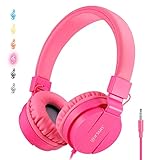 ONTA® gorsun Kopfhörer Kinder Faltbarer Leichte Headsets für Kinder On Ear Audio Kopfhörer für Kinder Handys Smartphones iPhone Laptop Computer mp3 / 4 Kinder Kopfhörer - Rosa