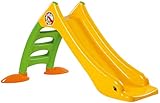 Dohany 2in1 Kinderrutsche Wasserrutsche freistehend Rutschbahn Rutschlänge 120 cm (gelb/grün)