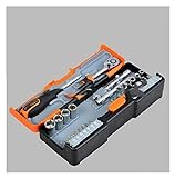 Generic Heimwerkzeugsatz Kleines Werkzeugset Multifunktionales manuelles Familienkombi-Toolbox-Set Sleeve (Size : 37pcs) (37pcs) (43pcs)