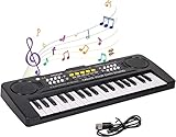 Shayson Elektronische Keyboard für Kinder ab 3 4 5 6 7 8 Jahren, Mini 37-Tasten Kinder Klavier mit Mikrofon, musikalische Ausbildung, Einführendes Musiktraining, Geschenke für Jungen/Mädchen/Anfänger