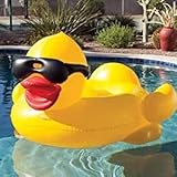 Float Joy Riesige aufblasbare gelbe Ente Pool Float Sommer Pool Party Essentials