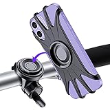 Handyhalterung Fahrrad,abnehmbar 360°verstellbare Fahrrad Handyhalterung, universal Motorrad Handyhalterung für Allen Handy,Full Screen freundliche Handyhalter für Rennrad MTB Motorrad Kinderwagen