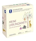 Feuchtmann 628.1513 - MEINE LIEBLINGSKNETE aus besten Rohstoffen, ab 2 Jahren, 4 Dosen Knete in 4 Farben à ca. 150 g, lufttrocknende Modelliermasse, ideal als Geschenk für kreatives Spielen