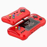 MiRUSI Handheld-Spielekonsole für Kinder und Erwachsene - Retro-Videospielkonsolen 3,5-Zoll-Bildschirm 500 Klassische Spiele mit AV-Kabel Unterstützt Zwei Spieler (Rot)