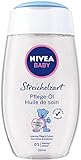 NIVEA BABY Streichelzart Pflege-Öl (200 ml), verwöhnendes Baby-Öl für die zarte Babyhaut mit Mandelöl, ideale Hautpflege auch während der Schwangerschaft