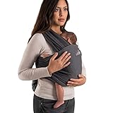 Laleni Babytragetuch für Neugeborene - 100% weiche Bio-Baumwolle, Tragetuch Baby elastisch bis 15kg