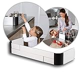 reer Herdschutzgitter DesignLine zum Kleben, größenverstellbar, für Gasherd geeignet