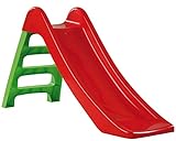 thorberg Rutsche Kinderrutsche Gartenrutsche 95cm Rutschbahn (EU Ware) + Frisbee (Rutsche)