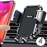 Blukar Handyhalterung Auto Handyhalter fürs Auto mit Upgraded Hook Clip und EIN-Knopf-Release, 360° Drehbar KFZ Handyhalterung Lüftung Handy Halterung Auto Kompatibel mit iPhone/Huawei/Xiaomi/OnePlus