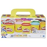 Play-Doh Super Farbenset (20er Pack), Knete für fantasievolles und kreatives Spielen