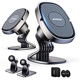 JOYROOM 2 Stück Handyhalterung Auto Magnet Handyhalter Auto Starke Magnetisch für Armaturenbrett KFZ Handy Halterung Universal 360° Drehung Händy Halterungen PKW für Alle iPhone Samsung Huawei usw