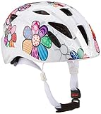 ALPINA Unisex - Kinder, XIMO FLASH Fahrradhelm, white flower gloss, 47-51 cm