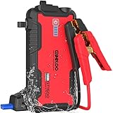 GOOLOO 1500A Starthilfe Powerbank 12V Supersafe IP65 Starthilfe,mit LED Taschenlampe und Dual USB Schnellladung,Geeignet für Benzin und Dieselmotoren bis zu 8,0 l oder 6,0 l