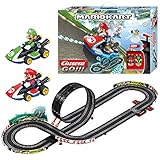 Carrera 20062491 GO!!! Nintendo Mario Kart 8 Rennstrecken-Set | 4,9m elektrische Carrerabahn mit Mario & Luigi Spielzeugautos | mit 2 Handreglern & Streckenteilen | Spielzeug für Kinder ab 6 Jahren