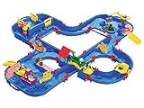 BIG Spielwarenfabrik 1660 AquaPlay - AquaPlay´nGo - 160x145x22cm große Wasserbahn, größte Wasserwelt von AquaPlay, inkl. 4 Tierfiguren und 4 Booten, für Kinder ab 3 Jahren