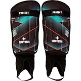 Derbystar Unisex Jugend Protect Schienbeinschoner, Tuerkis schwarz rot, S