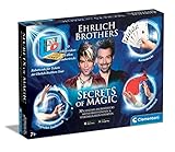 Clementoni 59048 Ehrlich Brothers Secrets of Magic, Zauberkasten für Kinder ab 7 Jahren, magisches Equipment für 30 verblüffende Zaubertricks, inkl. 3D Erklärvideos, ideal als Geschenk