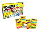 Noris 606013595 Kinder-Quiz – Quizspiel mit 3300 Fragen und Wahlmöglichkeiten, für 1 - 6 Spieler, ideal für Zuhause oder auf Reisen, für Kinder ab 4 Jahren