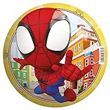 John 50307 Spiderman Spider-Man-9' 23 cm Spielball Vinylball Kinderball, Mehrfarbig