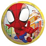 John 50307 Spiderman Spider-Man-9' 23 cm Spielball Vinylball Kinderball, Mehrfarbig