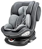 Osann Eno360 Kinderautositz Gruppe 0+/1/2/3 (0-36 Kg) Reboarder Dark Grey Melange