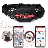 findPet GPS Tracker für Katzen und Hunde [Mini] Sehr leicht nur 20g, GPS-Halsband für Hunde und Katzen mit Standort in Echtzeit und Aktivitätstracker 24 Stunden